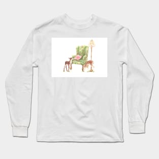 Vintage deer decor Long Sleeve T-Shirt